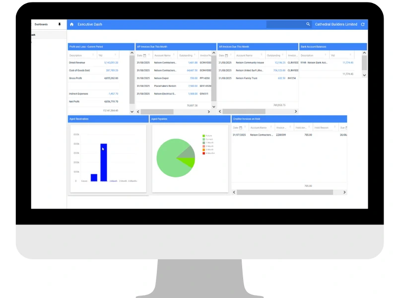 Converro software reporting screenshot